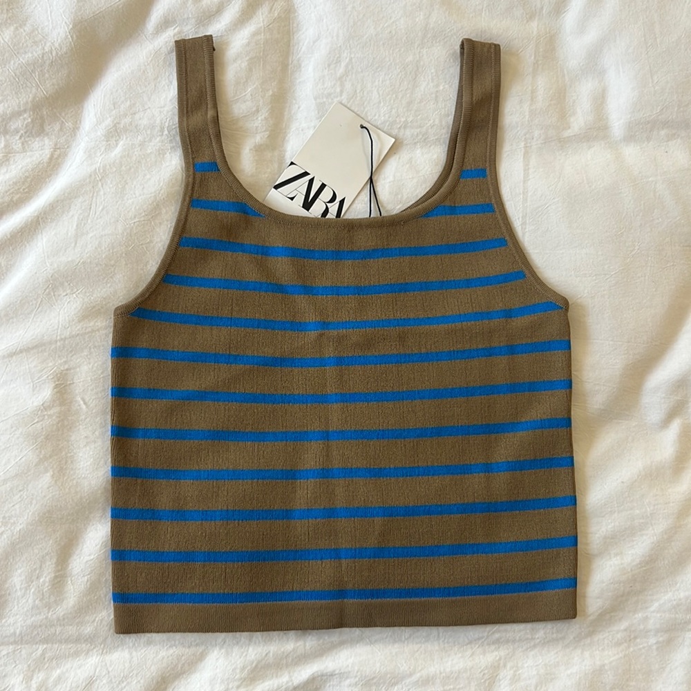 BRAND NEW Zara Striped Tank Top